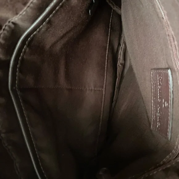 Etienne Aigner Vintage Genuine Cowhide Brown Leather Crossbody Handbag OS - Picture 9 of 11